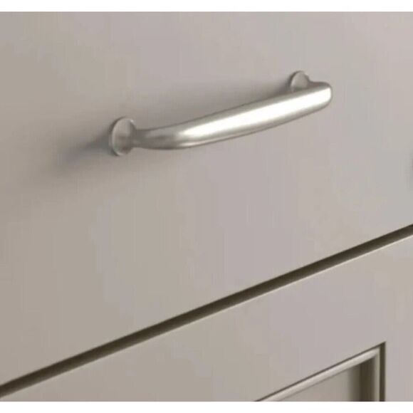 Amerock Renown BP36794G10 Satin Nickel Cabinet Drawer Pulls NEW Lot Of 8 - Picture 2 of 4
